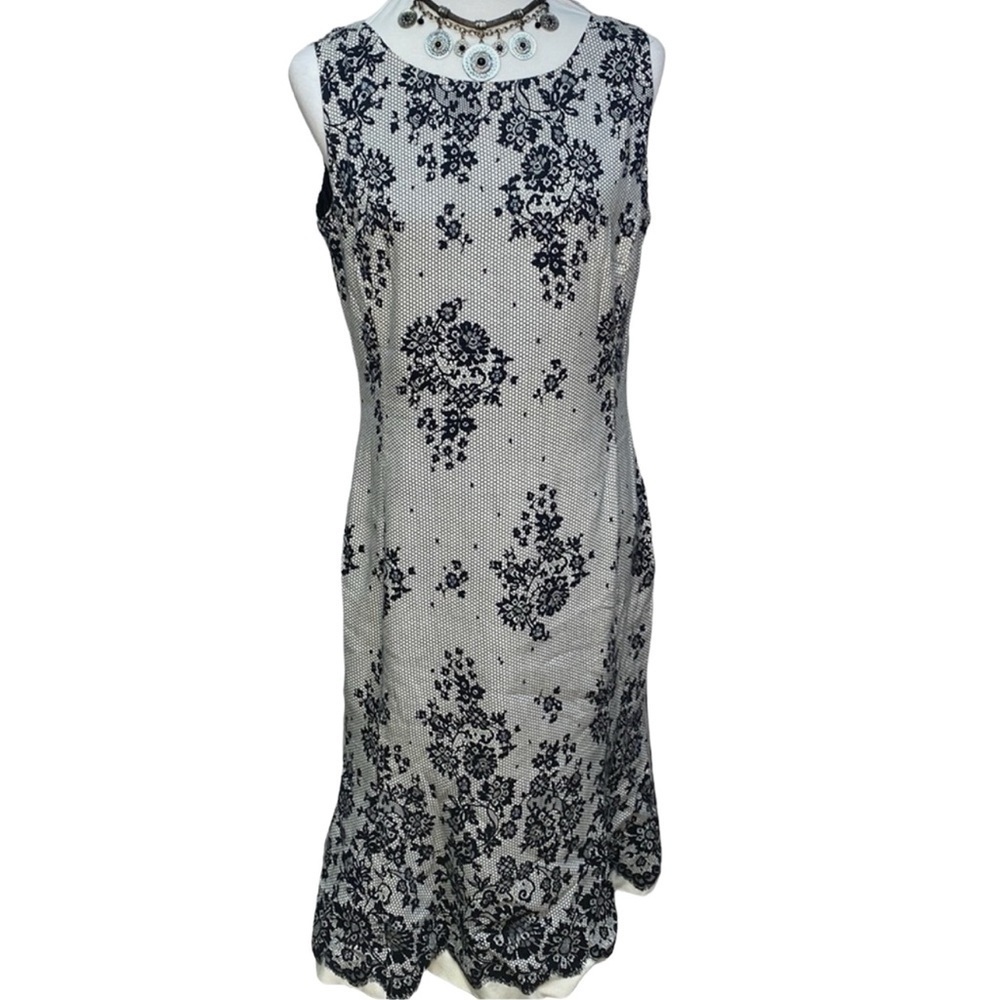 Newport News Lace Print Dress